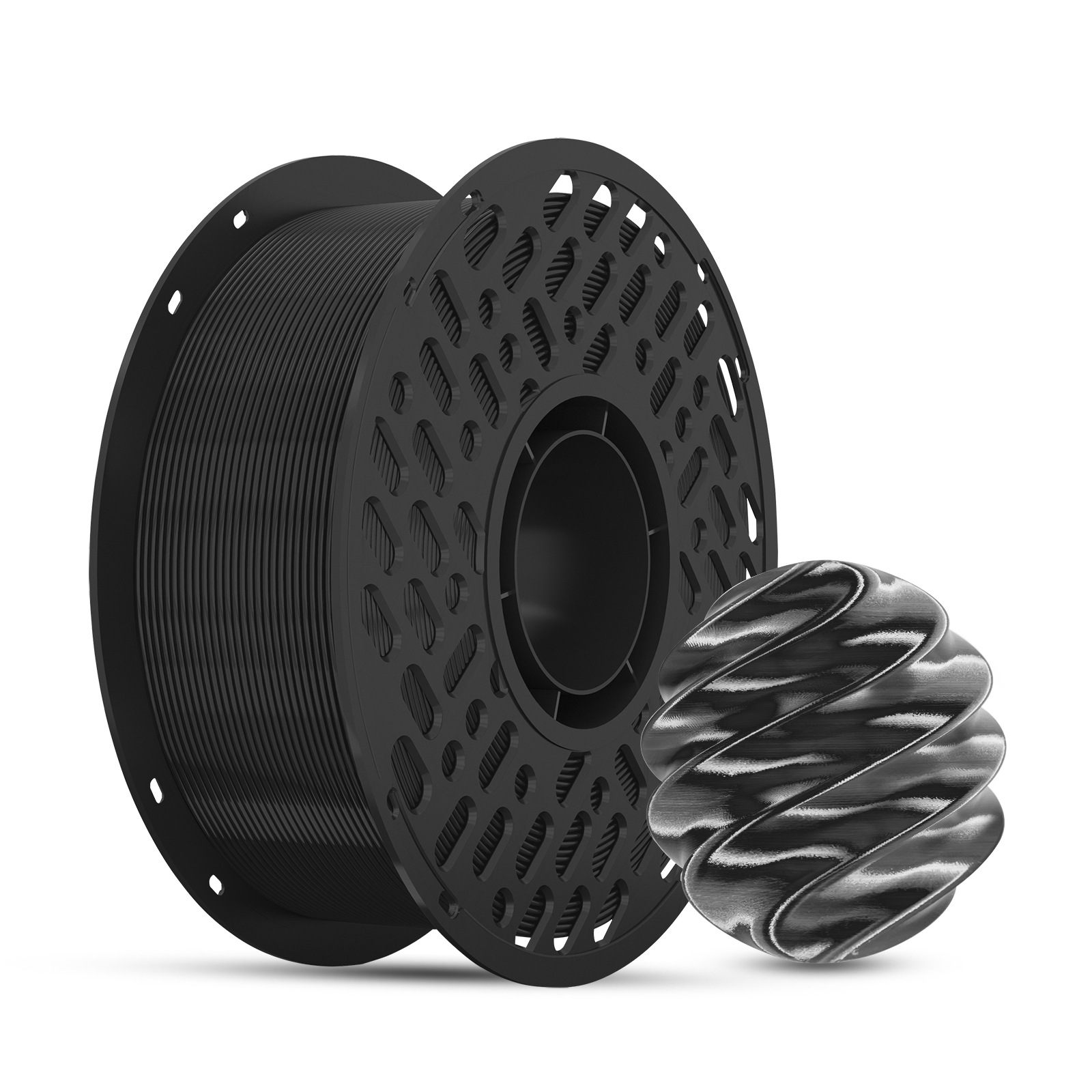 PLA Silk Filament 1kg (Midnight Black)