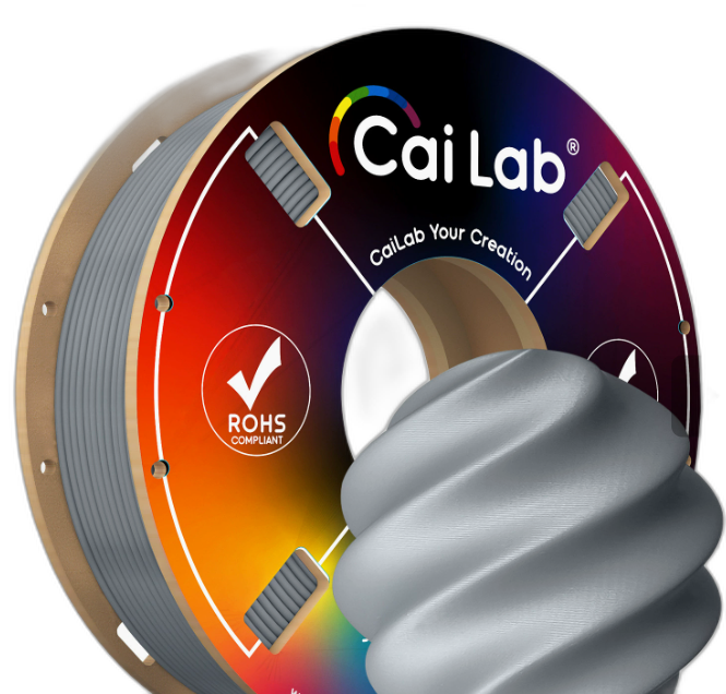 Caiduowu PLA+ Bio Filament 1kg (CEMENT GRAY) MT428