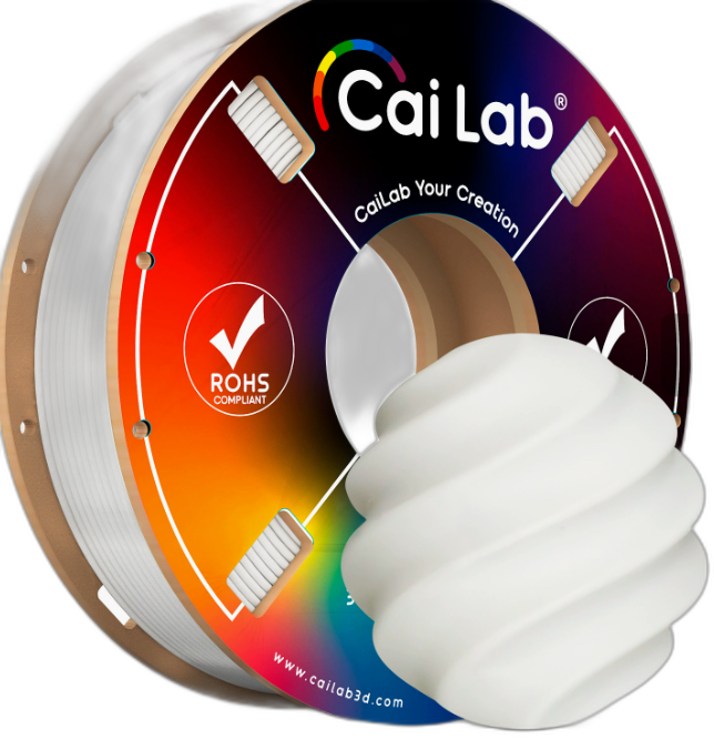 Caiduowu Pla Matte Texture 1.75mm 1kg 3D Pinting FlamentAdaptedto Tuozhu Chuangsiang 3D Pinting FlamentI VORY MT9003