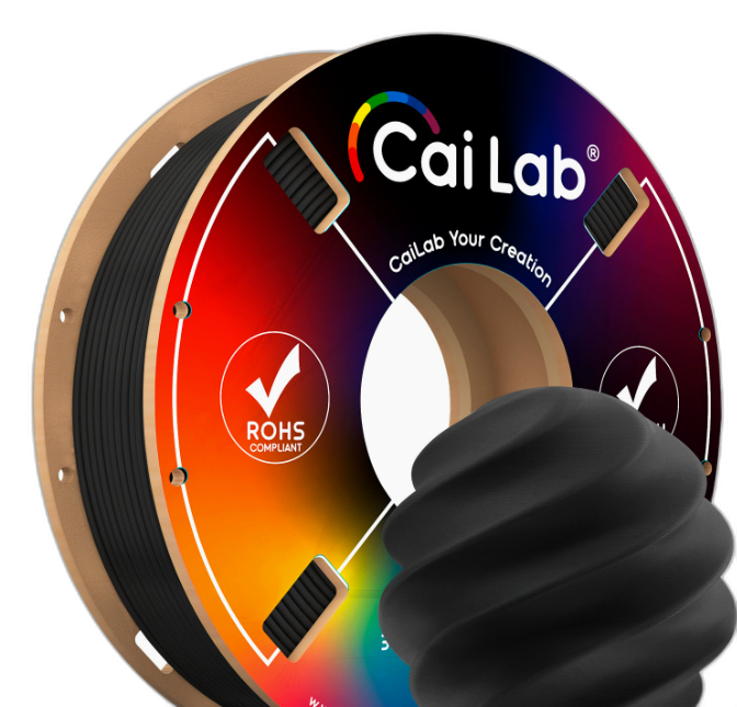 Caiduowu PLA+ Bio Filament 1kg (BLACK) AC419