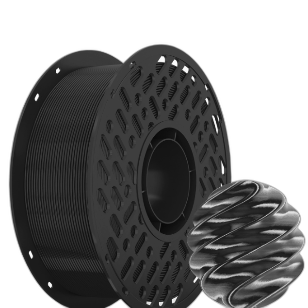 Caiduowu PLA Silk Filament 1kg (MIDNIGHT BLACK) AS419